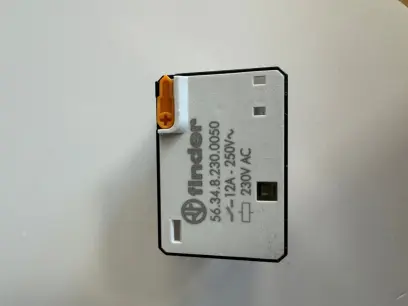 Relé výk.min., DIN, 4P/12A, 230V AC, MA, LED