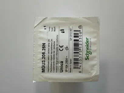 Unica - Přepínač křížový s orientační kontrolkou, řazení 7So