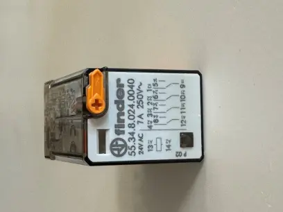 Relé prům.min., DIN, 4P/7A, 24V AC, MA_MI