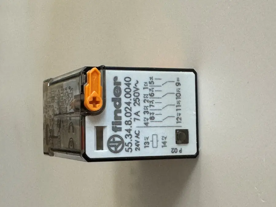 Relé prům.min., DIN, 4P/7A, 24V AC, MA_MI