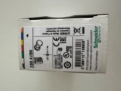Signálka s LED, 24V, modrá
