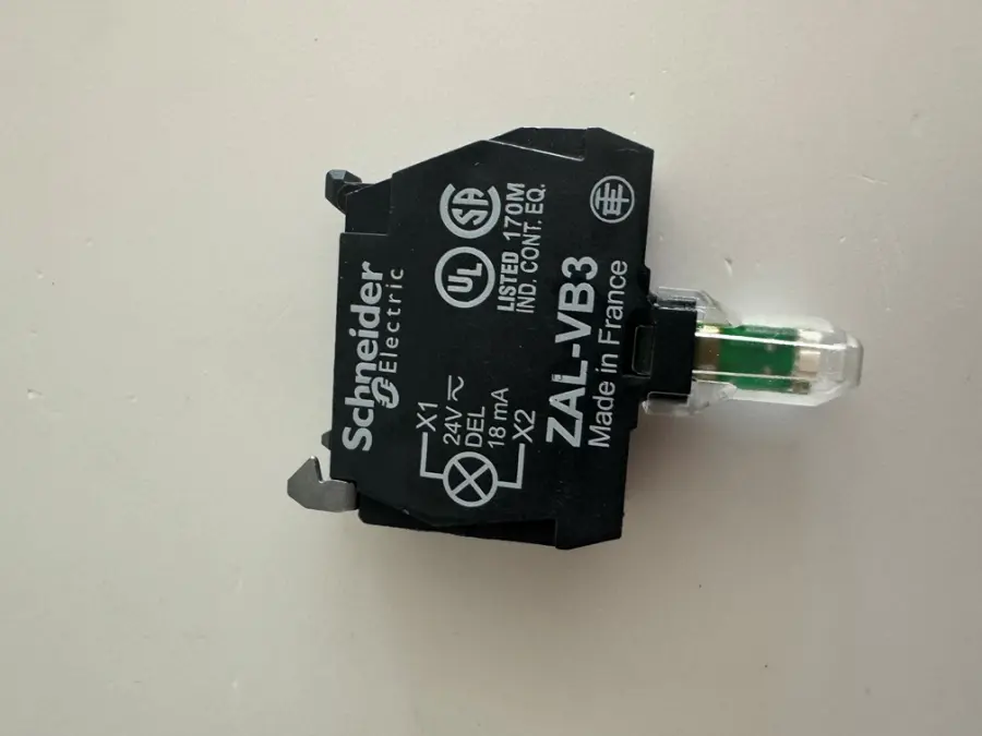 Objímka LED 24 V, zelená