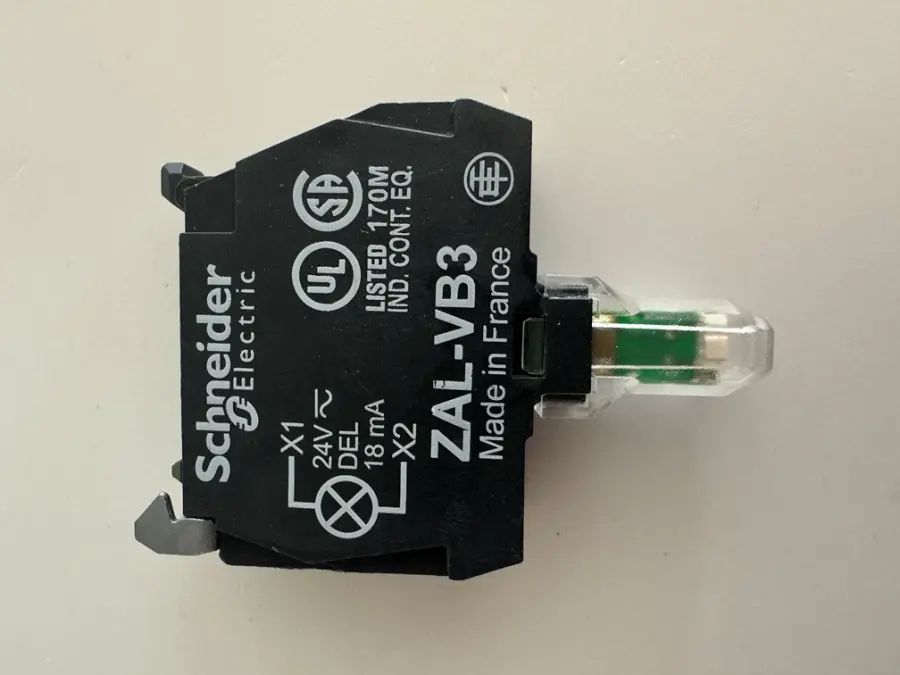 Objímka LED 24 V, rudá