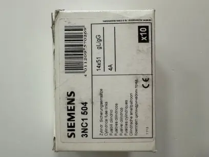 SENTRON, cylindrical fuse link, 14x51 mm, 4 A, gG, Un AC: 69