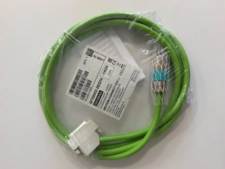 Signal cable pre-assembled for absolute encoder EnDat integr