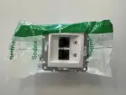 Sedna - Zásuvka datová 2xRJ45 kat.5e UTP, Polar