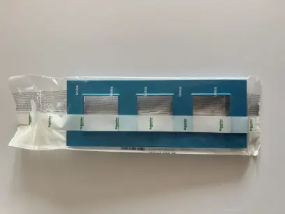 Krycí rámeček Quadro trojnásobný, Aqua