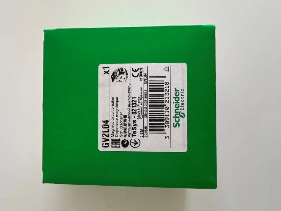 Motorový jistič  3P 0,63 A magnetický